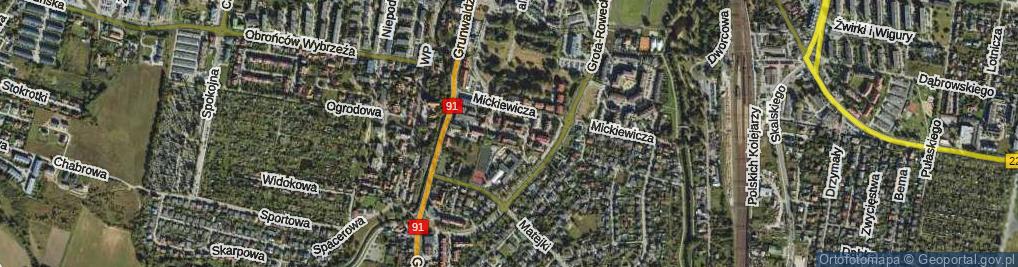 Zdjęcie satelitarne Chełmońskiego Józefa ul.